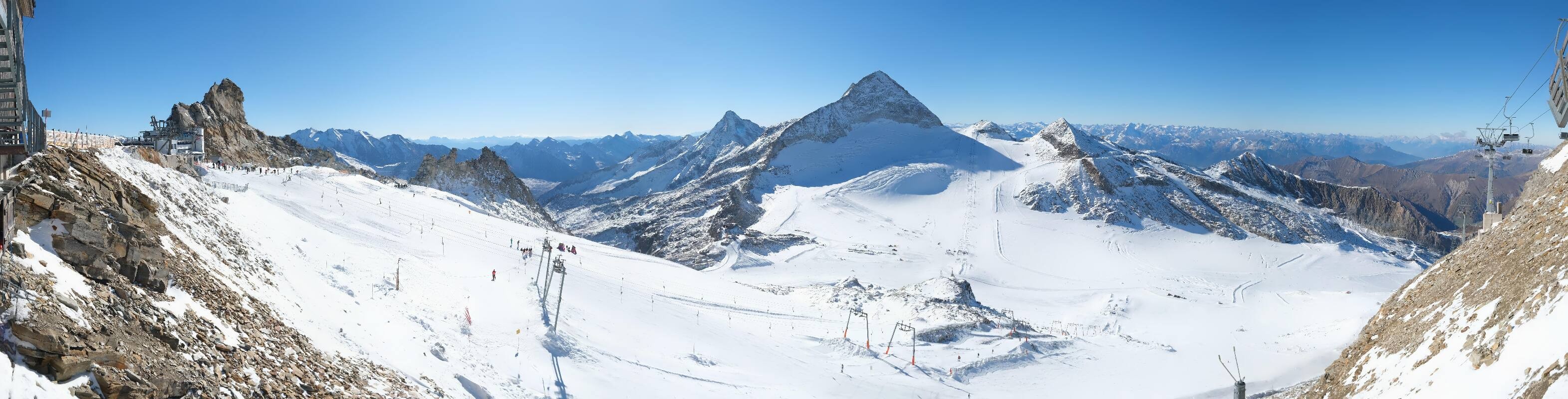 Archiv Foto Webcam Hintertuxer Gletscher - Ausblick Gefrorene Wand