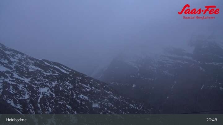 Archiv Foto Webcam Saas-Almagell: Sessellift Heidbodme