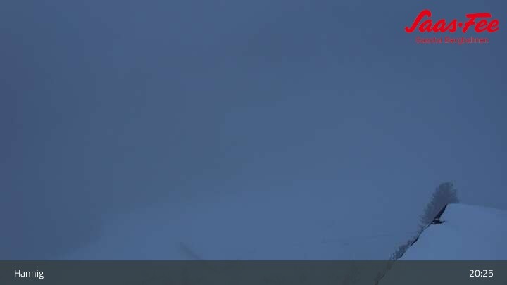 Archived image Webcam Saas-Fee: View from Hannig top station