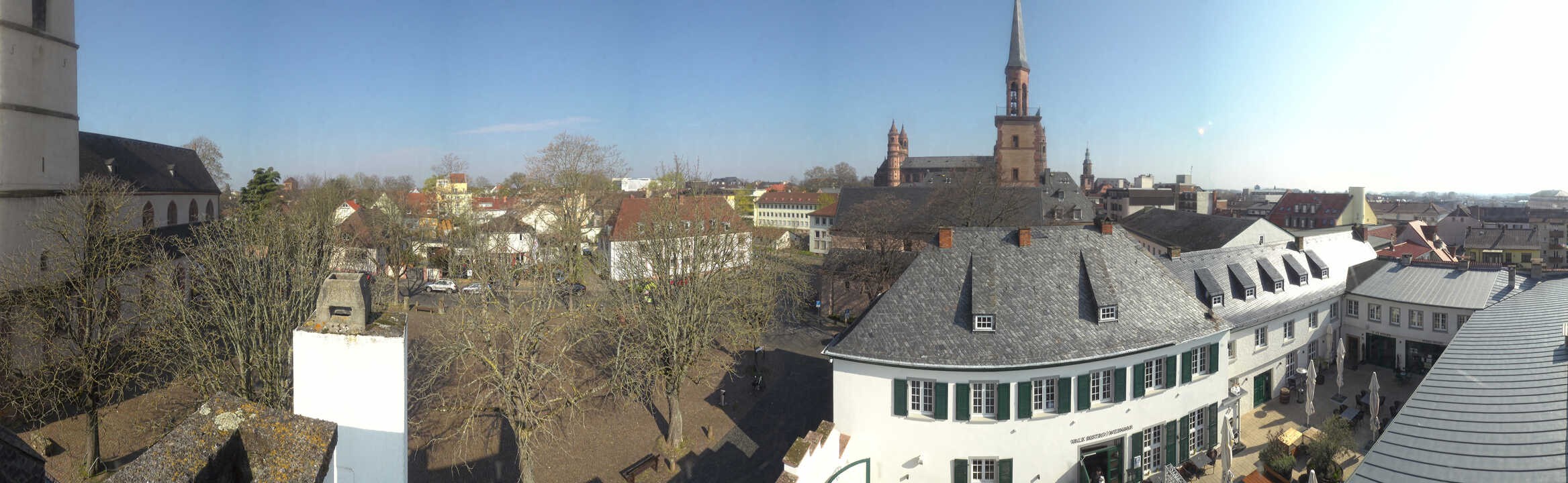 Archiv Foto Webcam Stadtpanorama Worms