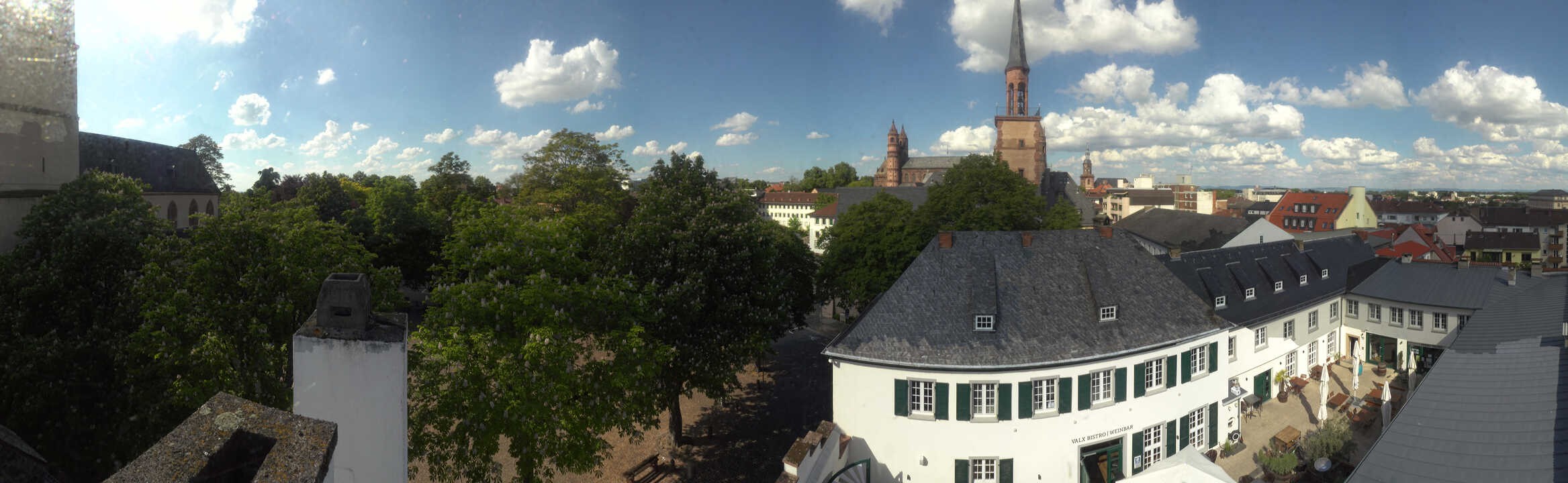 Archiv Foto Webcam Stadtpanorama Worms