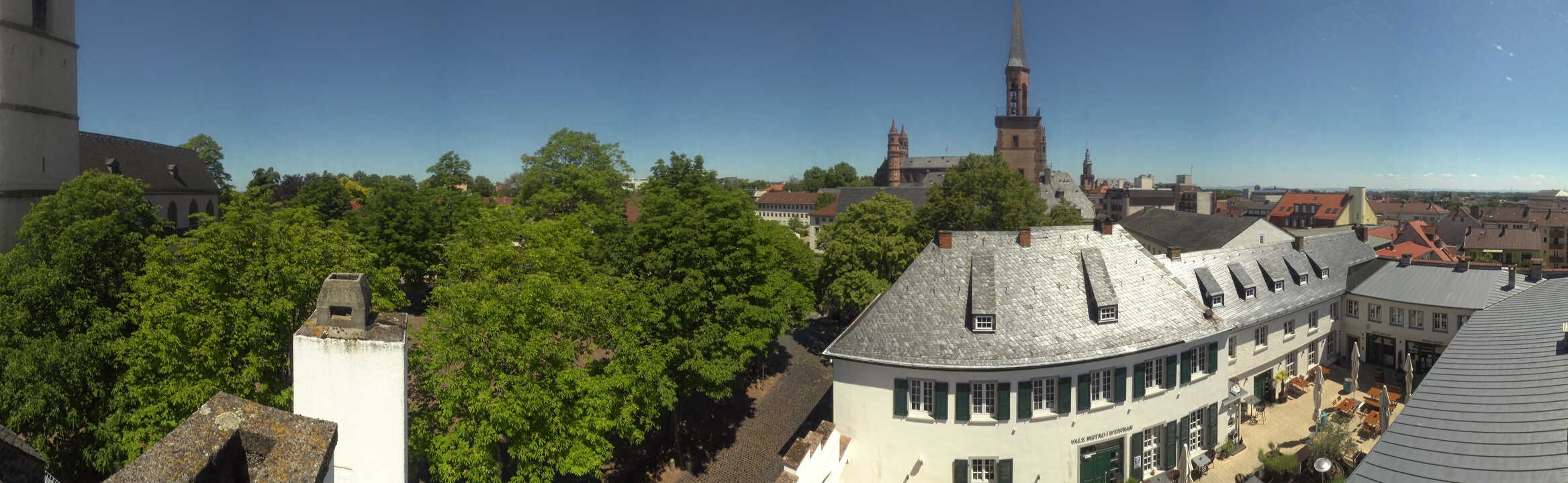 Archived image Webcam Worms City Panorama