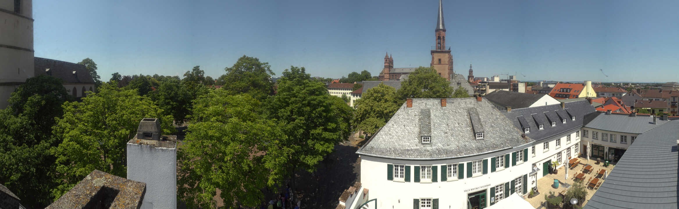 Archiv Foto Webcam Stadtpanorama Worms