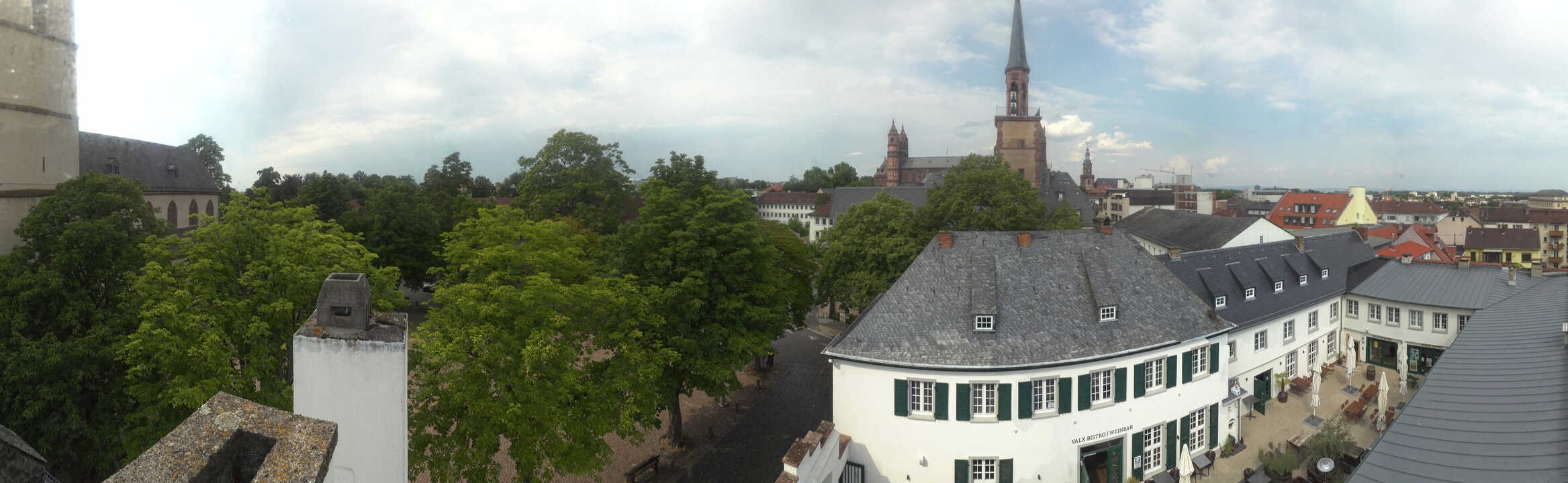 Archiv Foto Webcam Stadtpanorama Worms