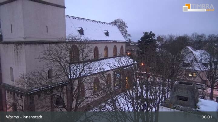 Archiv Foto Webcam Worms - Blick auf die Stadt