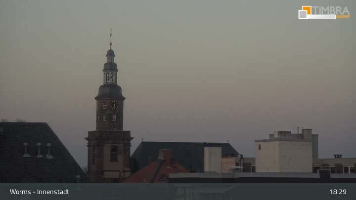Archiv Foto Webcam Worms - Blick auf die Stadt