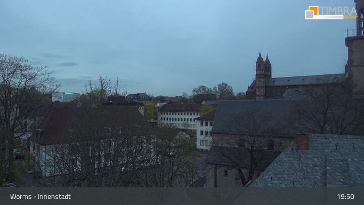 Archiv Foto Webcam Worms - Blick auf die Stadt