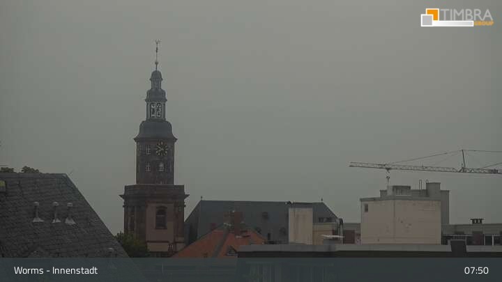 Archiv Foto Webcam Worms - Blick auf die Stadt