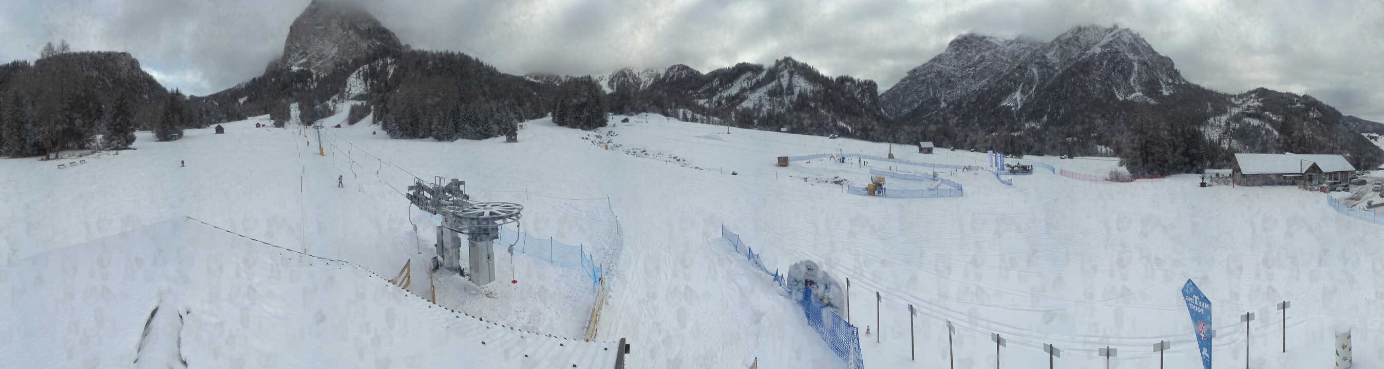 Archived image Webcam 3 Zinnen Dolomites - Skilifts Braies (Prags)