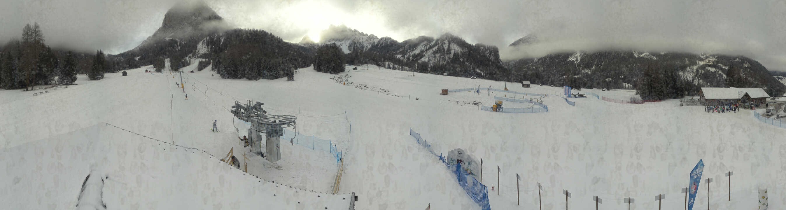 Archived image Webcam 3 Zinnen Dolomites - Skilifts Braies (Prags)