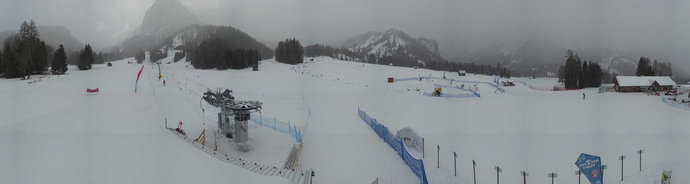 Archived image Webcam 3 Zinnen Dolomites - Skilifts Braies (Prags)