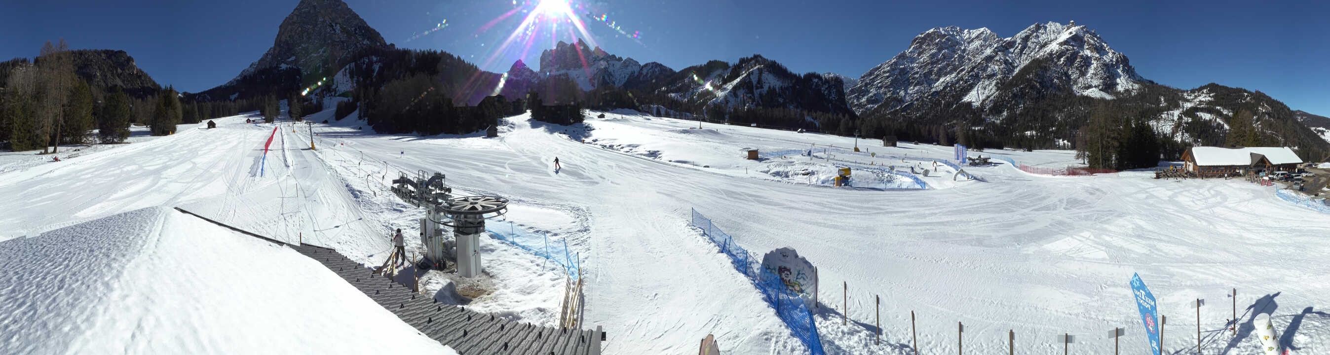 Archiv Foto Webcam Drei Zinnen Dolomiten - Skilifte Prags
