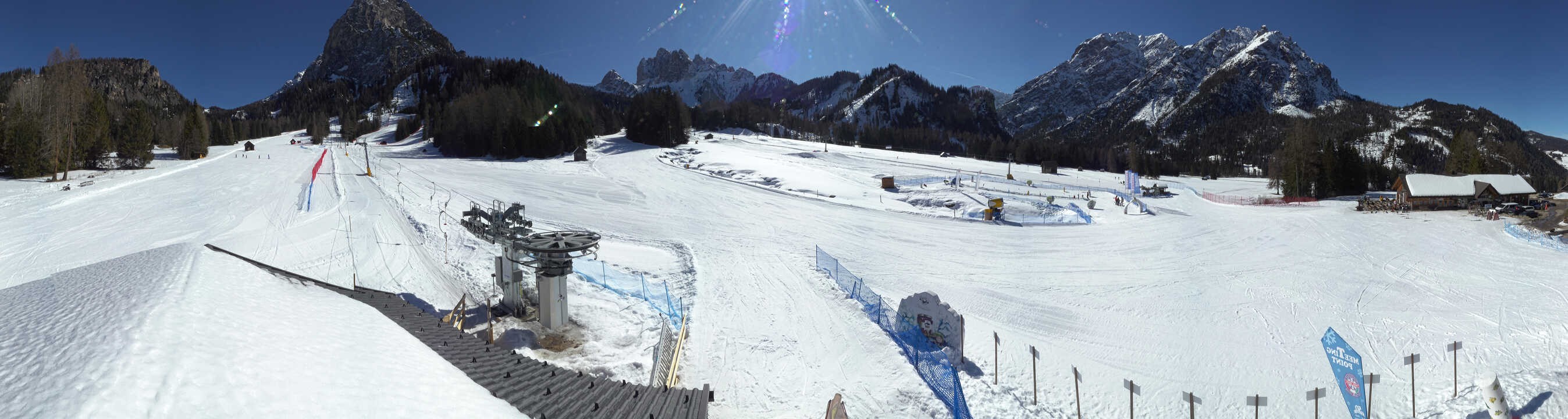 Archived image Webcam 3 Zinnen Dolomites - Skilifts Braies (Prags)