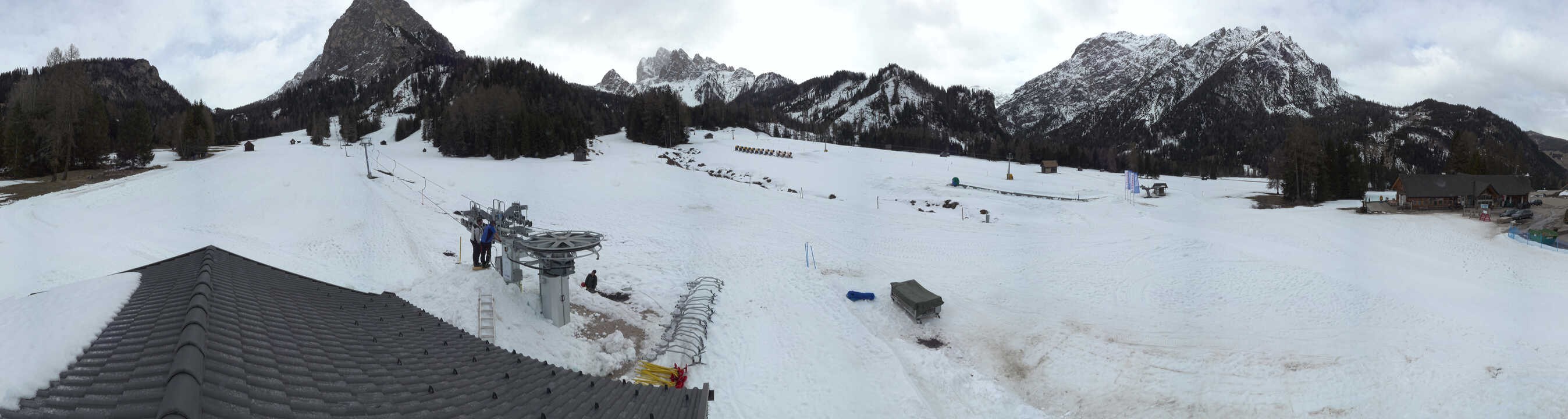 Archiv Foto Webcam Drei Zinnen Dolomiten - Skilifte Prags