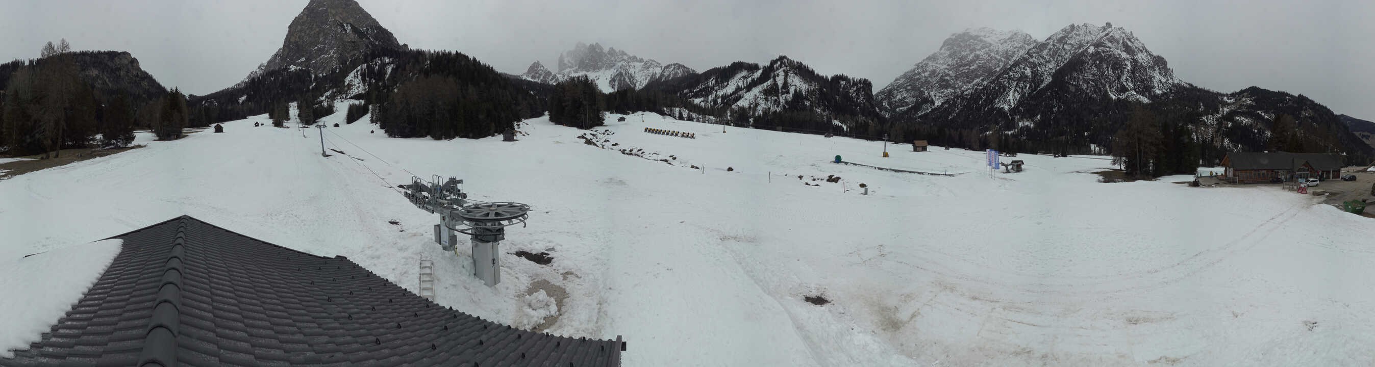 Archiv Foto Webcam Drei Zinnen Dolomiten - Skilifte Prags