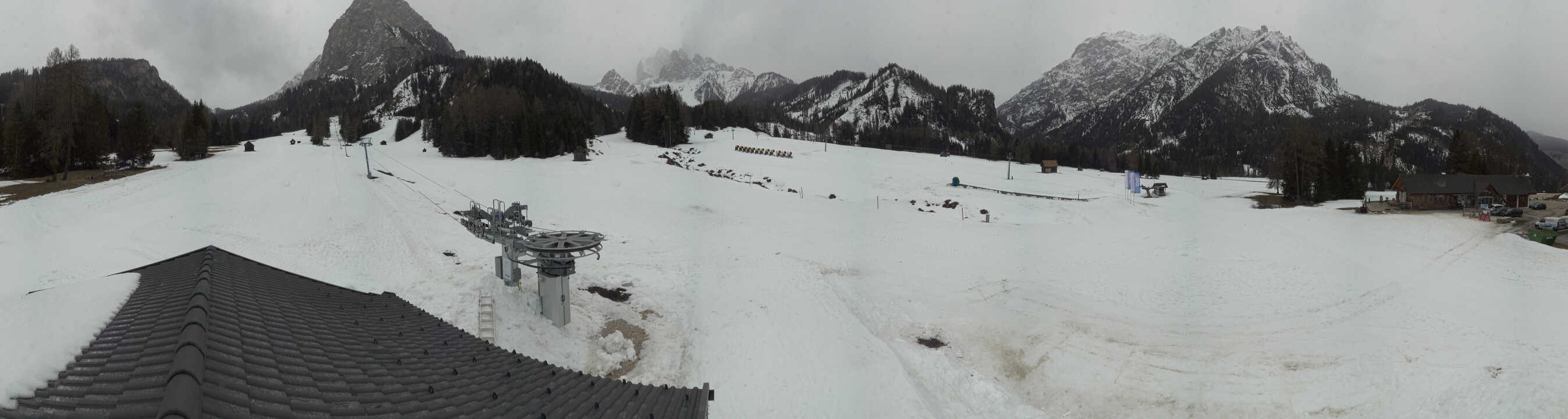 Archiv Foto Webcam Drei Zinnen Dolomiten - Skilifte Prags