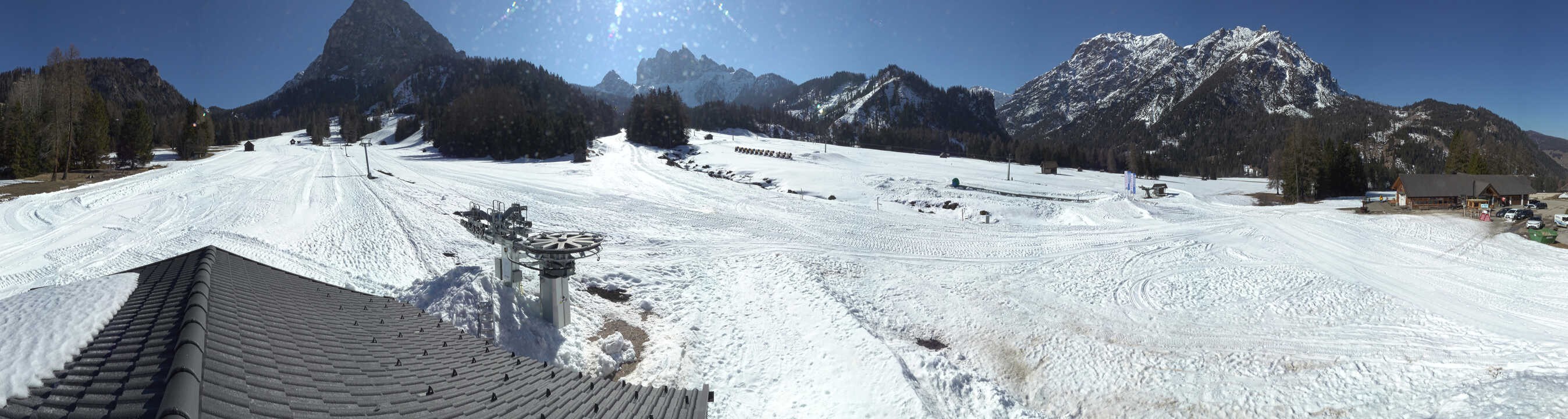Archiv Foto Webcam Drei Zinnen Dolomiten - Skilifte Prags