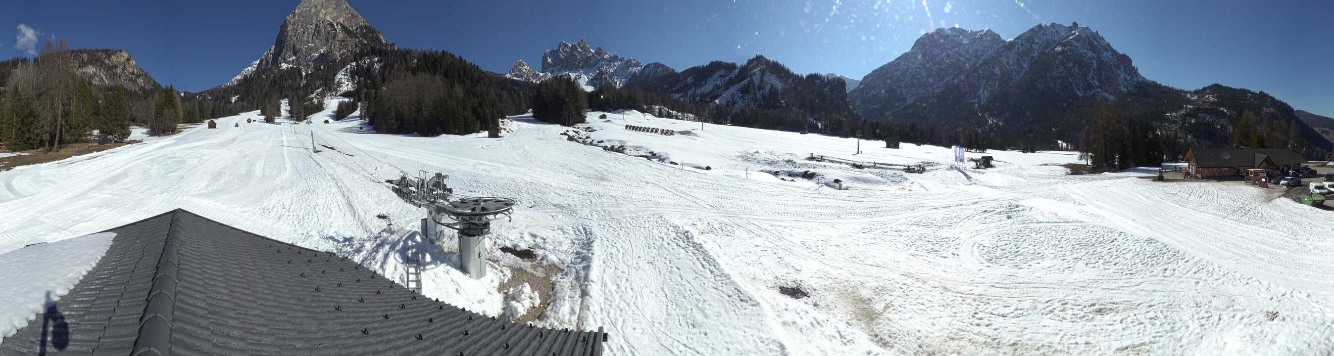 Archiv Foto Webcam Drei Zinnen Dolomiten - Skilifte Prags