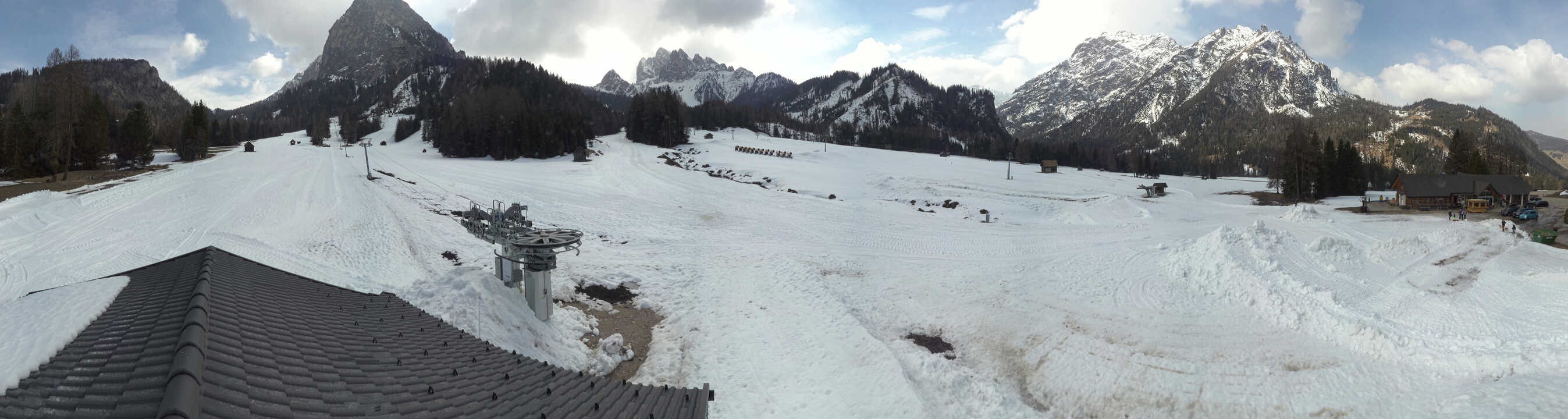 Archiv Foto Webcam Drei Zinnen Dolomiten - Skilifte Prags