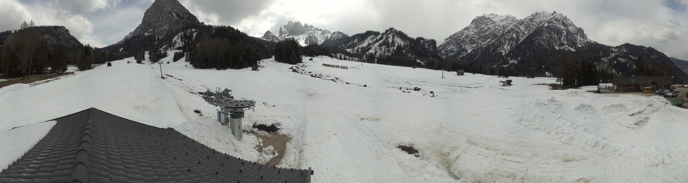 Archiv Foto Webcam Drei Zinnen Dolomiten - Skilifte Prags
