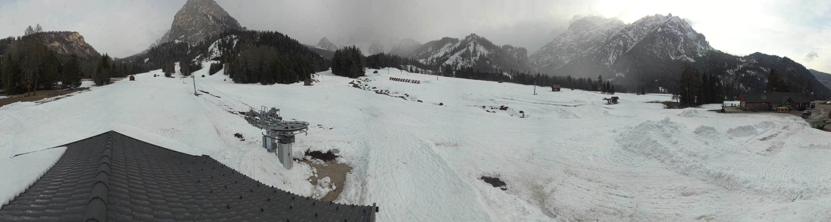 Archiv Foto Webcam Drei Zinnen Dolomiten - Skilifte Prags