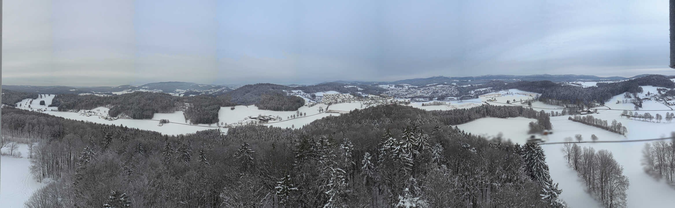 Archiv Foto Webcam Panoramablick über Grafenau im Bayerischen Wald