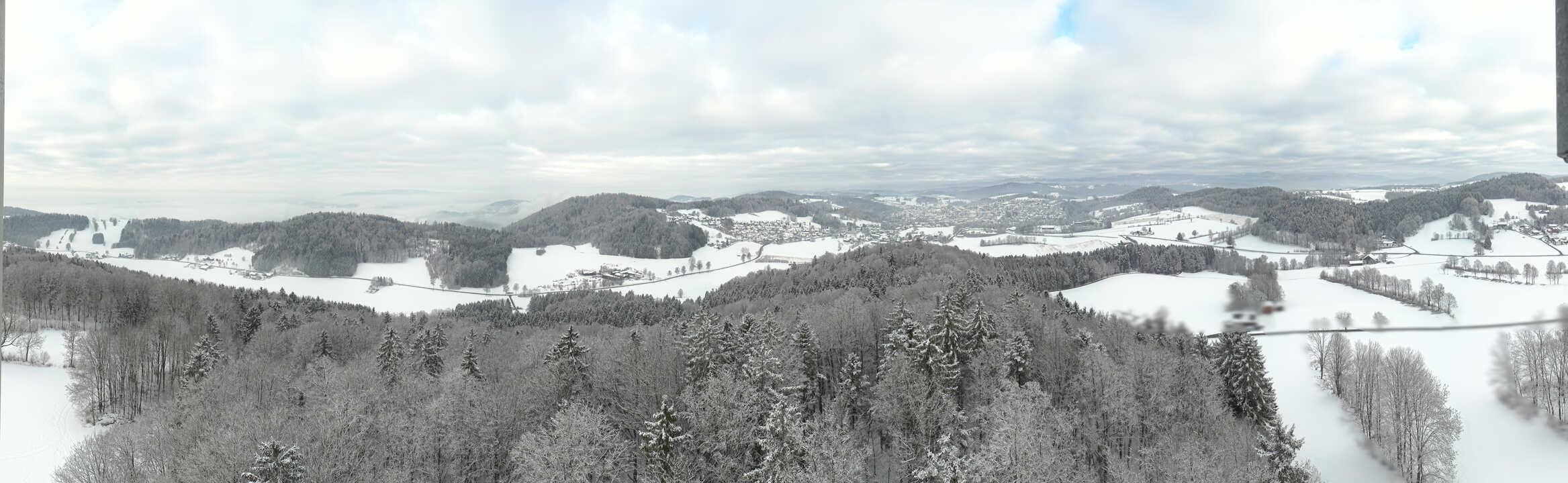 Archiv Foto Webcam Panoramablick über Grafenau im Bayerischen Wald