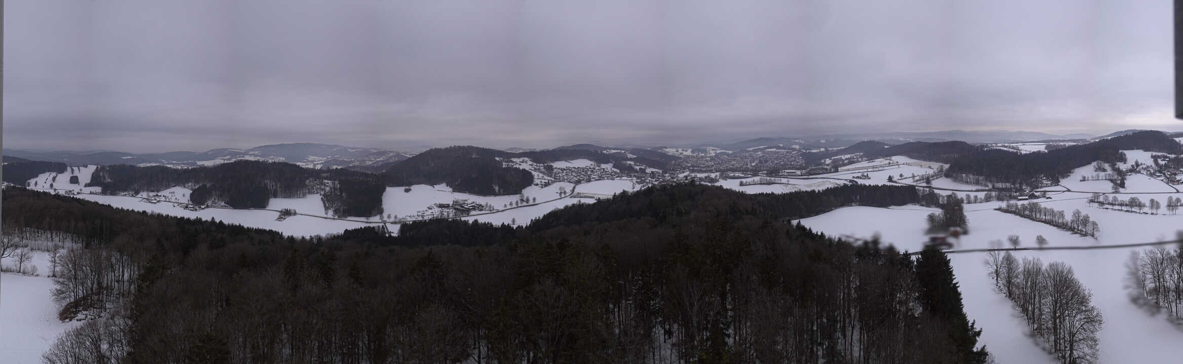 Archiv Foto Webcam Panoramablick über Grafenau im Bayerischen Wald