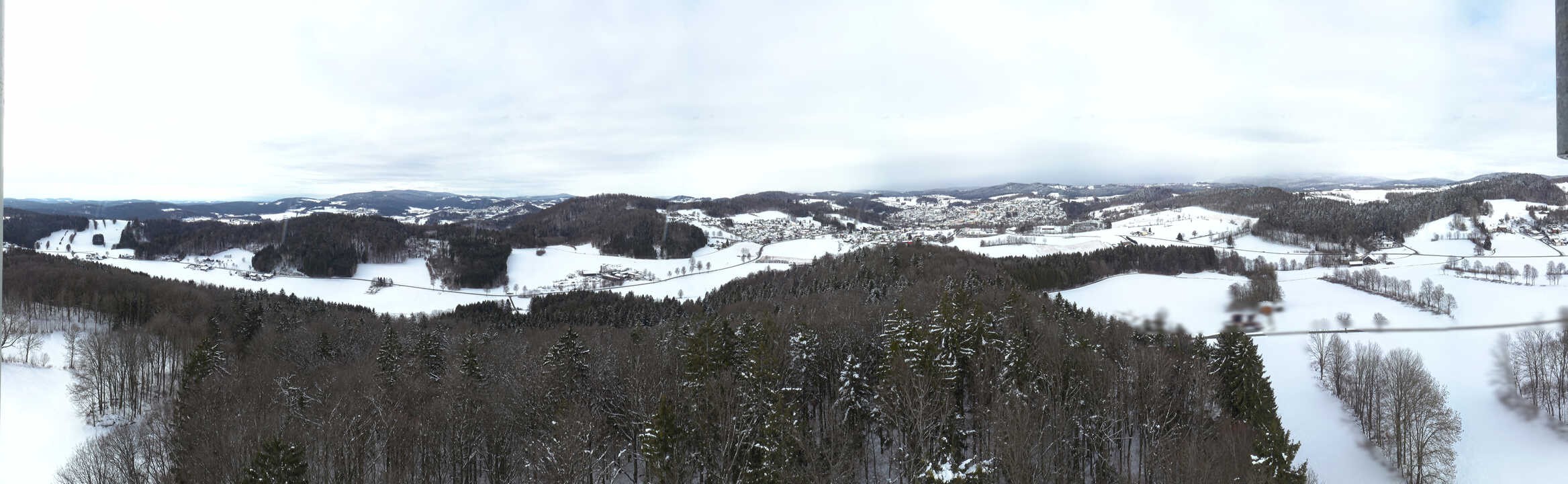 Archiv Foto Webcam Panoramablick über Grafenau im Bayerischen Wald