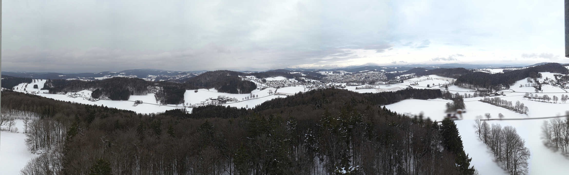 Archiv Foto Webcam Panoramablick über Grafenau im Bayerischen Wald