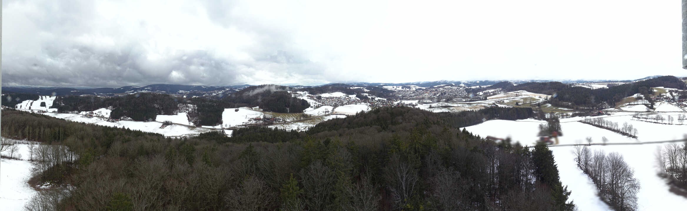 Archiv Foto Webcam Panoramablick über Grafenau im Bayerischen Wald