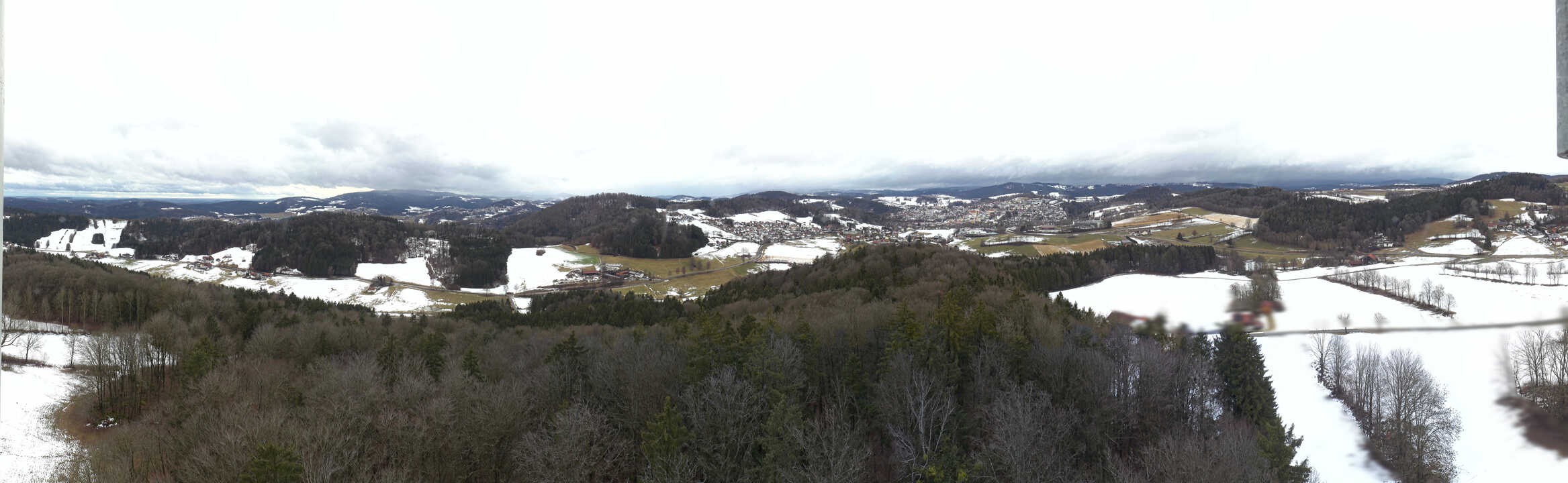 Archiv Foto Webcam Panoramablick über Grafenau im Bayerischen Wald