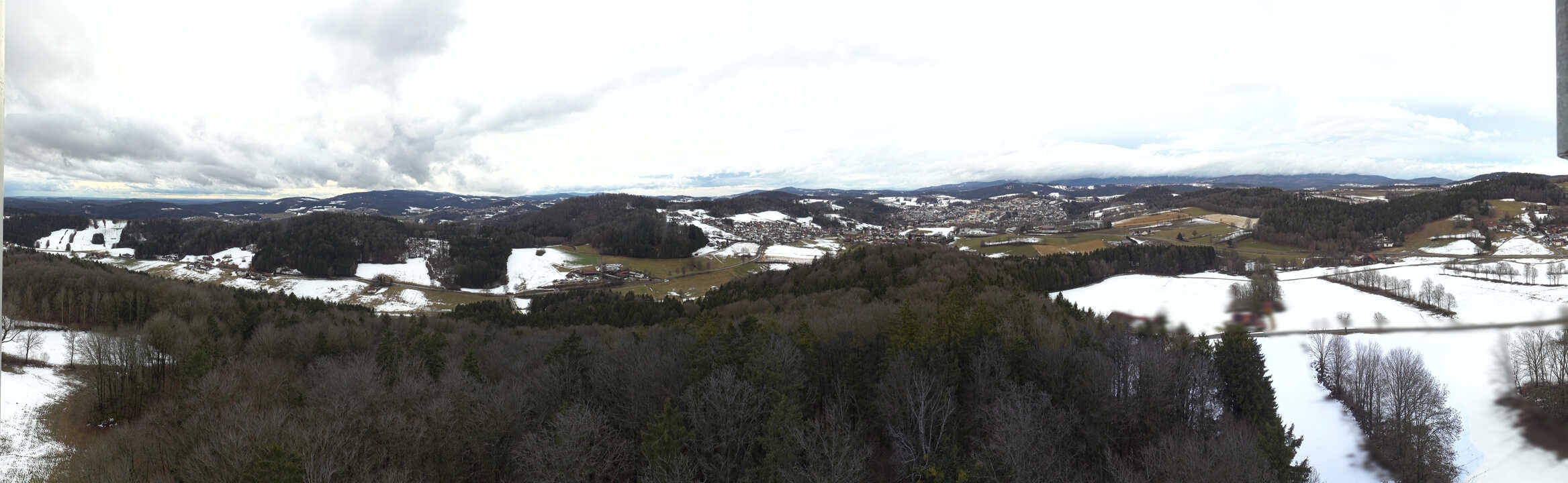 Archiv Foto Webcam Panoramablick über Grafenau im Bayerischen Wald