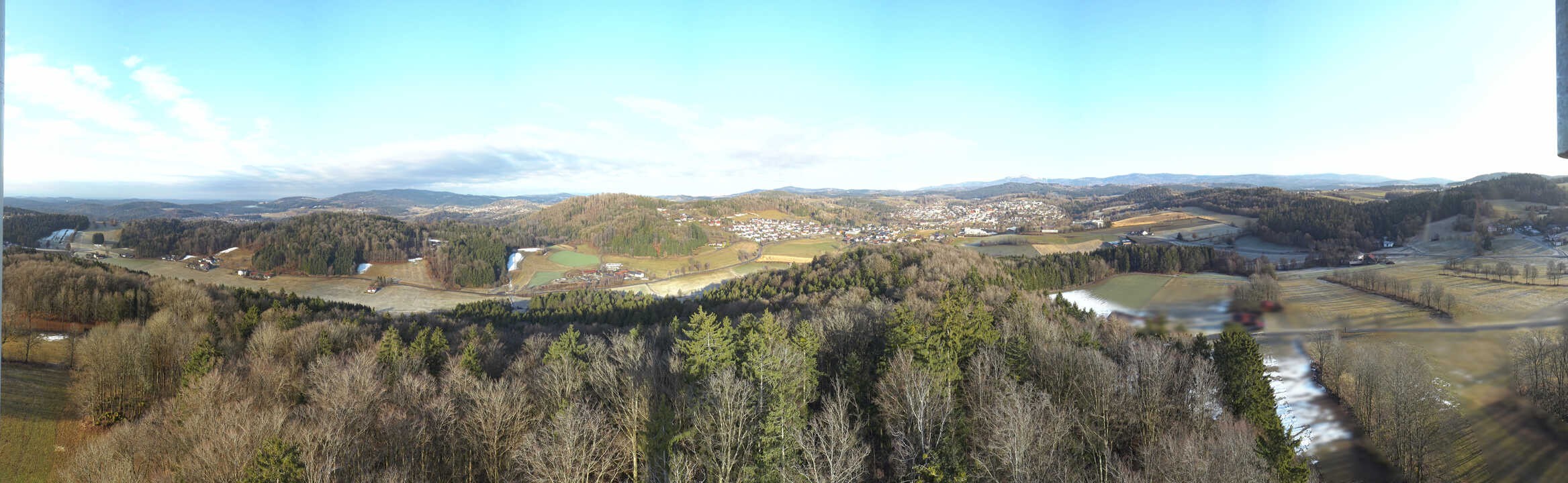 Archiv Foto Webcam Panoramablick über Grafenau im Bayerischen Wald