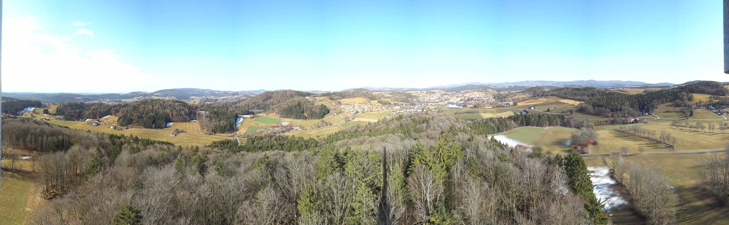 Archiv Foto Webcam Panoramablick über Grafenau im Bayerischen Wald