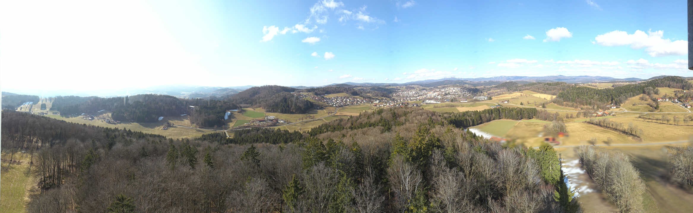 Archiv Foto Webcam Panoramablick über Grafenau im Bayerischen Wald