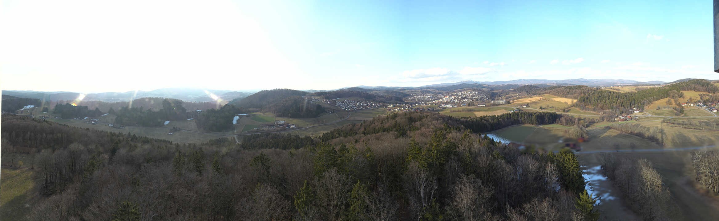 Archiv Foto Webcam Panoramablick über Grafenau im Bayerischen Wald