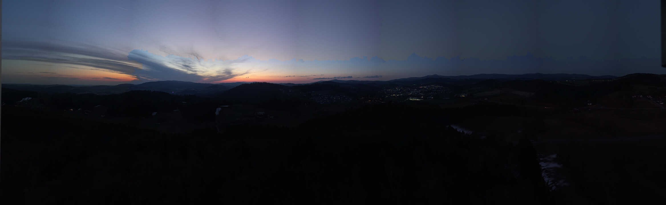 Archiv Foto Webcam Panoramablick über Grafenau im Bayerischen Wald