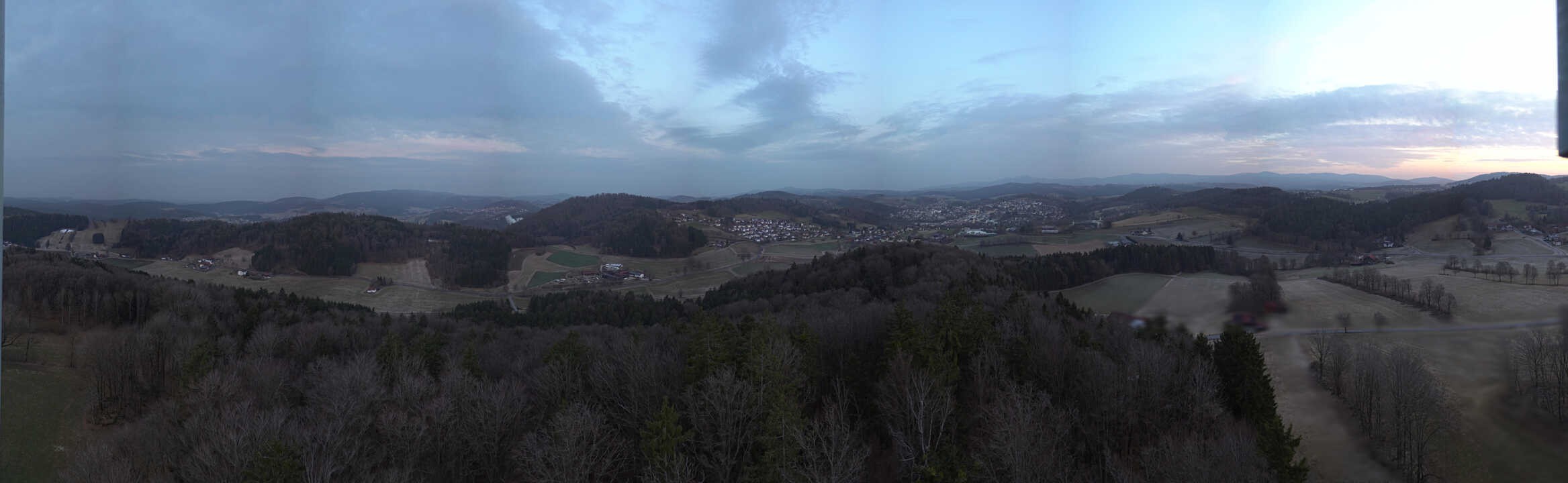 Archiv Foto Webcam Panoramablick über Grafenau im Bayerischen Wald