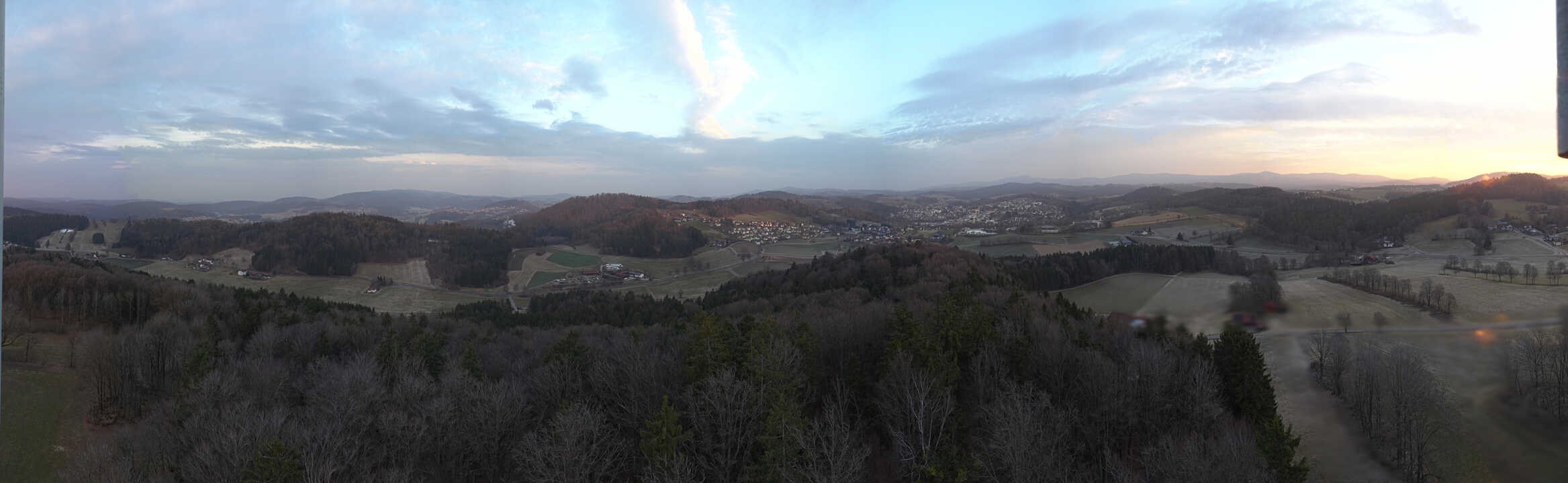 Archiv Foto Webcam Panoramablick über Grafenau im Bayerischen Wald