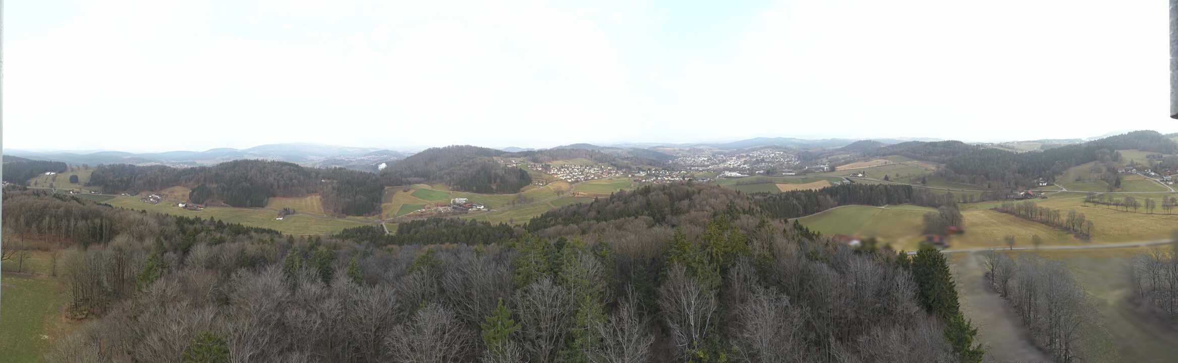 Archiv Foto Webcam Panoramablick über Grafenau im Bayerischen Wald