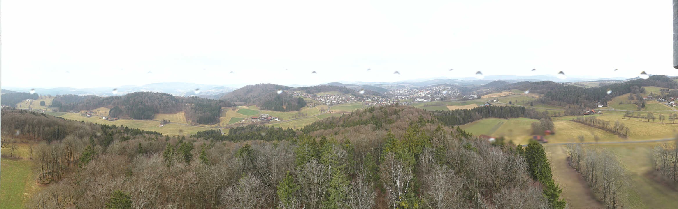 Archiv Foto Webcam Panoramablick über Grafenau im Bayerischen Wald