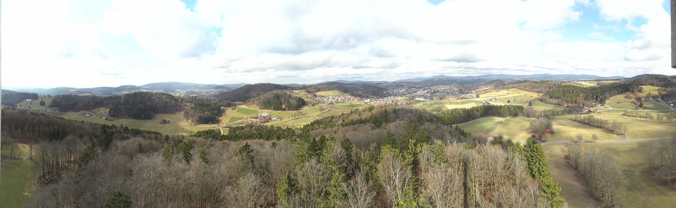 Archiv Foto Webcam Panoramablick über Grafenau im Bayerischen Wald