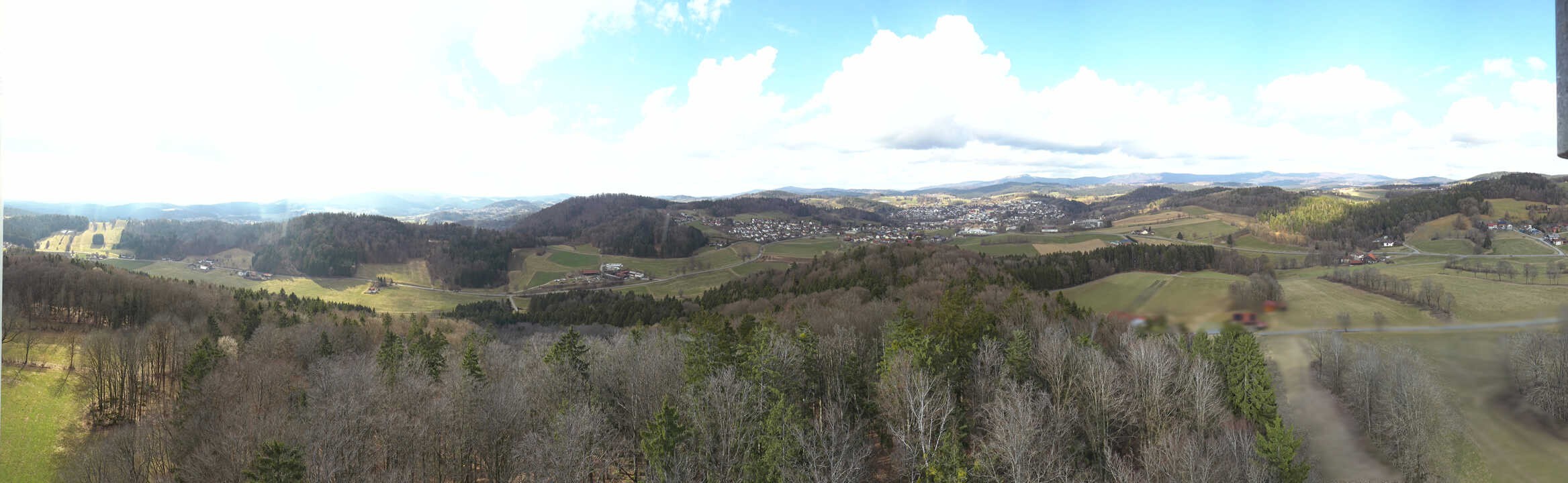 Archiv Foto Webcam Panoramablick über Grafenau im Bayerischen Wald