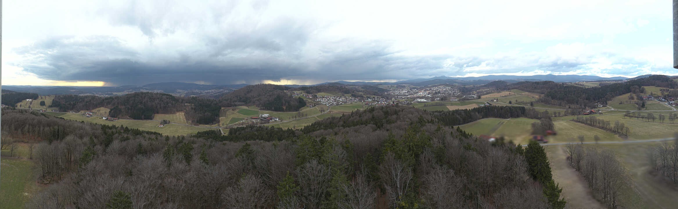 Archiv Foto Webcam Panoramablick über Grafenau im Bayerischen Wald