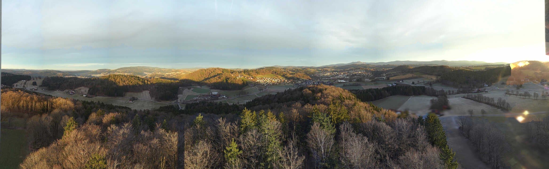 Archiv Foto Webcam Panoramablick über Grafenau im Bayerischen Wald