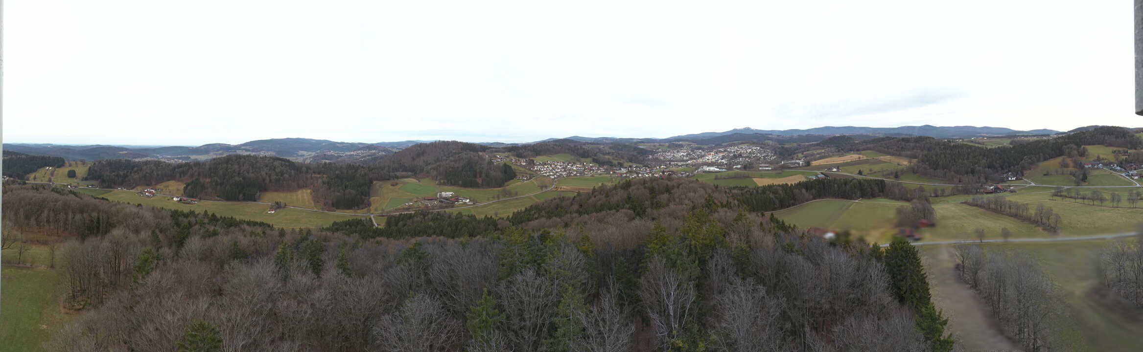 Archiv Foto Webcam Panoramablick über Grafenau im Bayerischen Wald