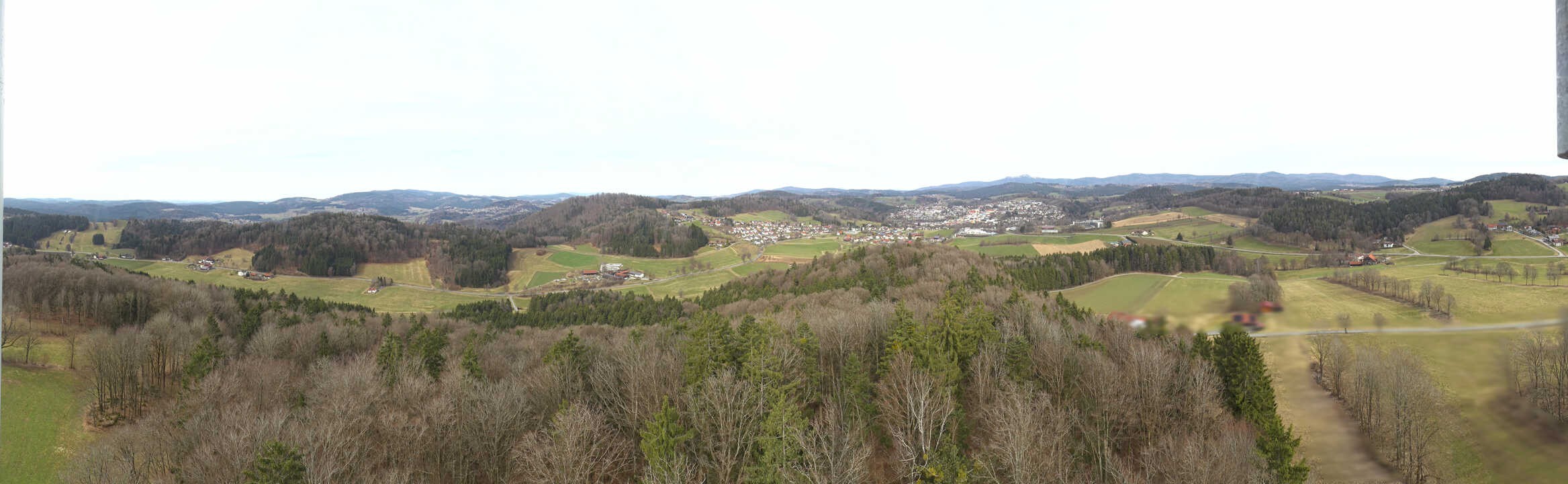 Archiv Foto Webcam Panoramablick über Grafenau im Bayerischen Wald