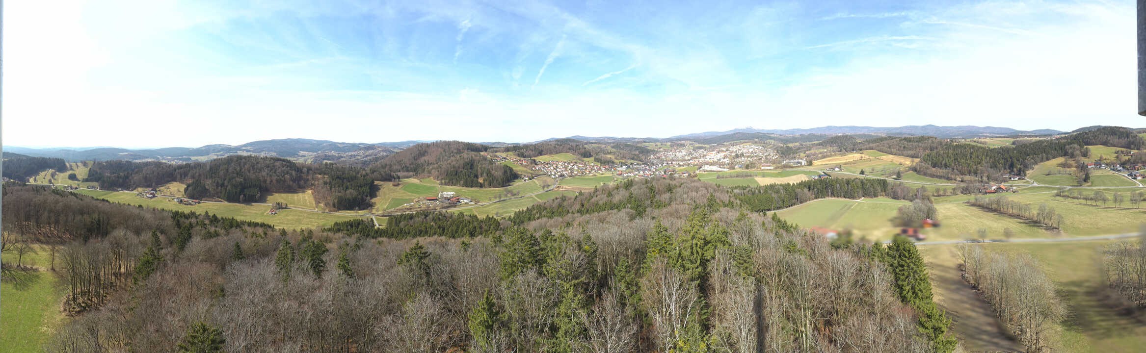 Archiv Foto Webcam Panoramablick über Grafenau im Bayerischen Wald