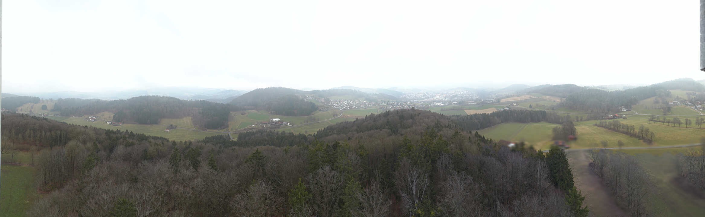Archiv Foto Webcam Panoramablick über Grafenau im Bayerischen Wald